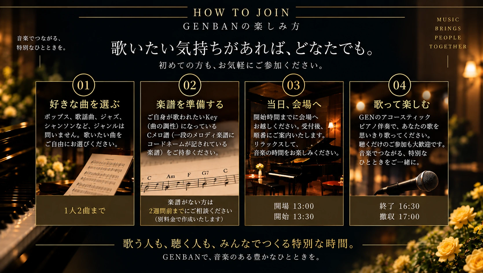 HOW TO JOIN GENBANの楽しみ方